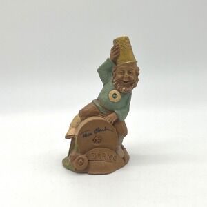 Tom Clark Cairn Studios Darno Gnome Thimble Hat Figurine‎ Sculpture 1983 Signed